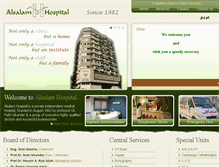 Tablet Screenshot of alsalamhospital.org